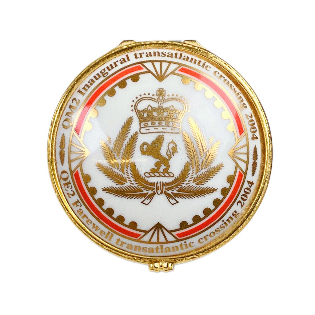 Ltd Edition Queen Mary Pill Box. Inaugural Voyage 2004. - Opportunity Shop DC