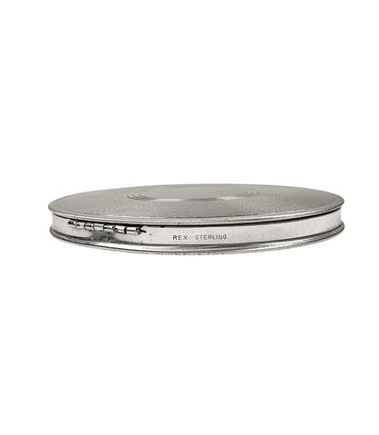 Sterling Circular Compact. Rex 1930's - Opportunity Shop DC