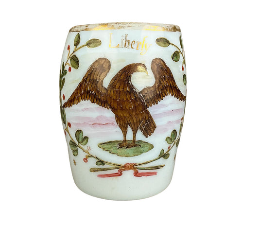 Antique Bristol Bird Glass .19C