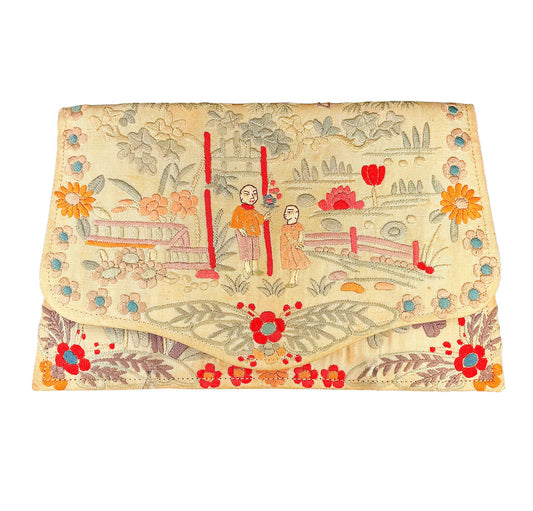 Chinese Ladies Stitched Purse 1920s