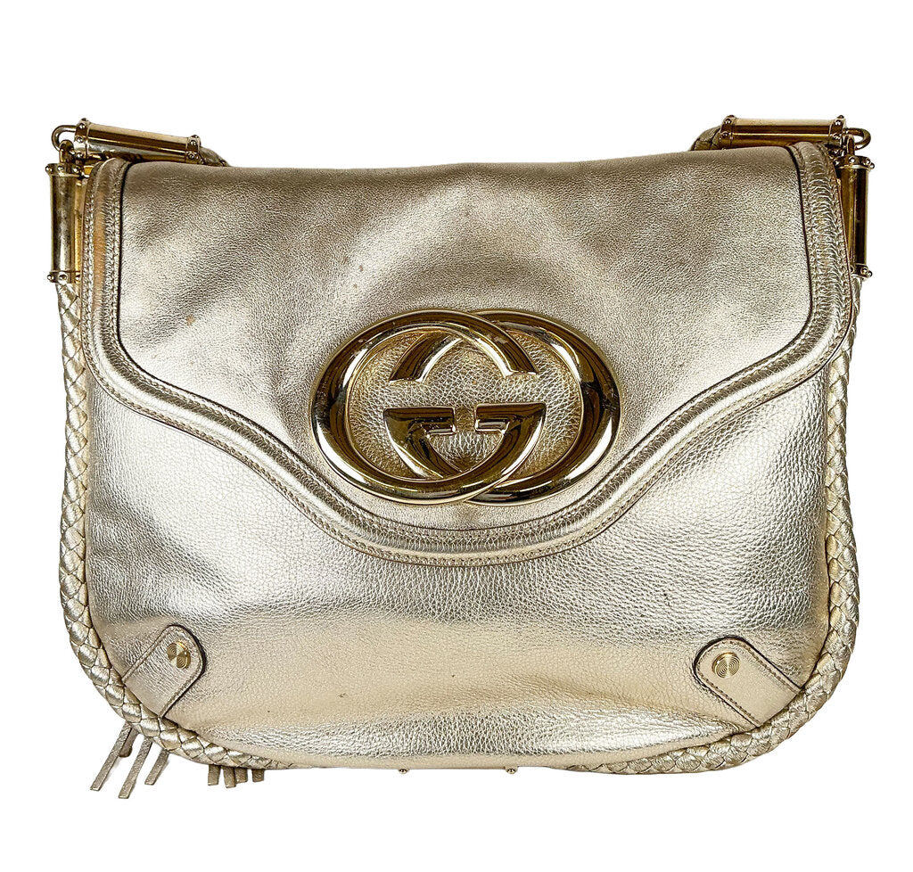 Gucci Metallic Shoulder Bag orig. $2775 - Opportunity Shop DC