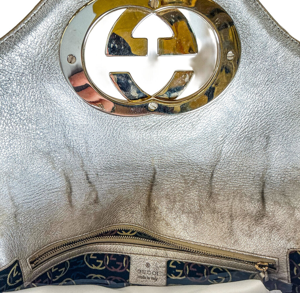 Gucci Metallic Shoulder Bag orig. $2775 - Opportunity Shop DC