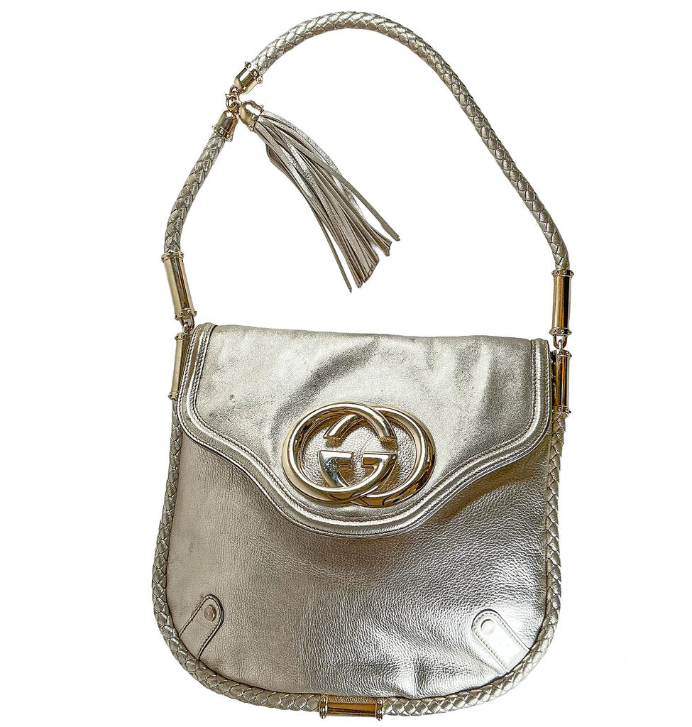 Gucci Metallic Shoulder Bag orig. $2775 - Opportunity Shop DC