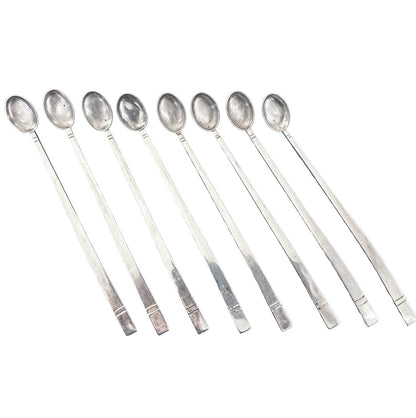 8PC Sterling Iced Tea Spoons, tested 8ozt