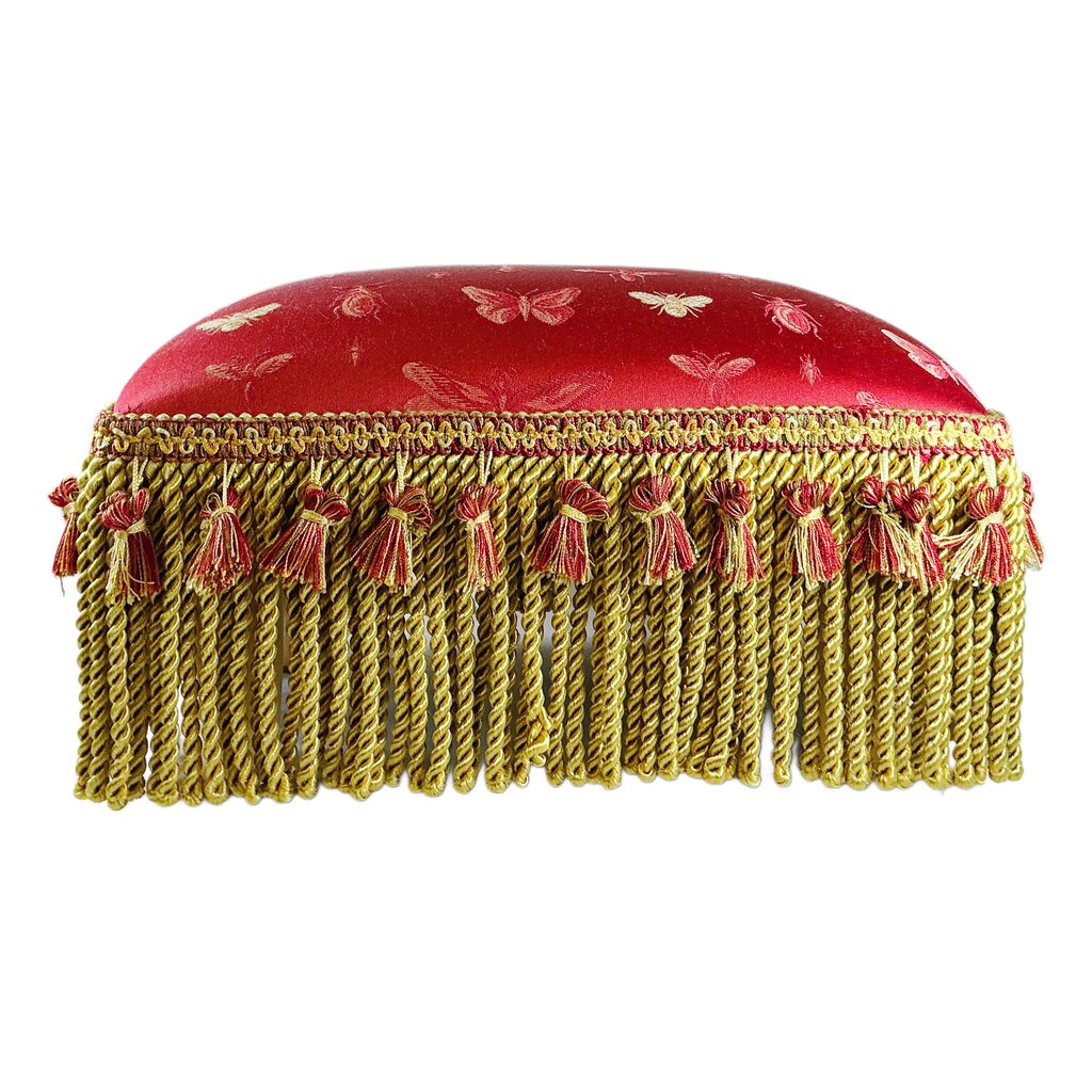 Tasseled Footstool - Opportunity Shop DC