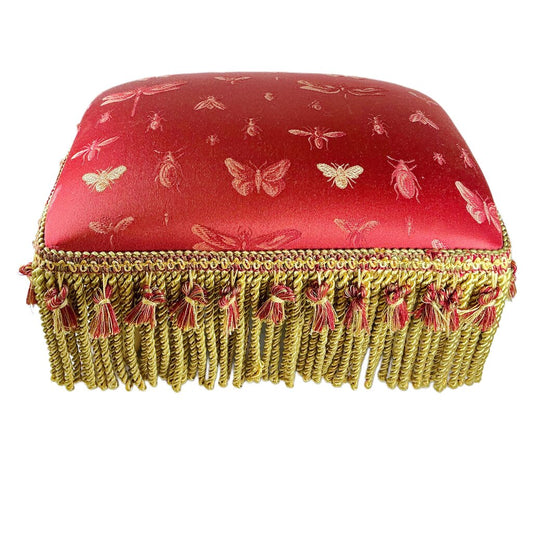 Tasseled Footstool - Opportunity Shop DC