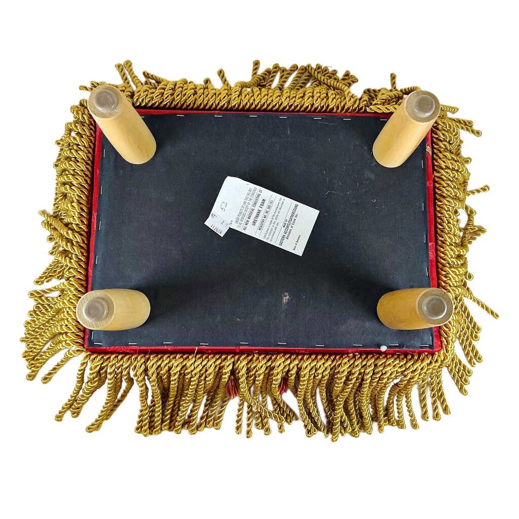 Tasseled Footstool - Opportunity Shop DC