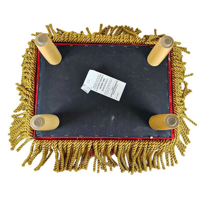 Tasseled Footstool - Opportunity Shop DC