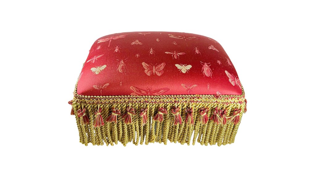 Tasseled Footstool - Opportunity Shop DC