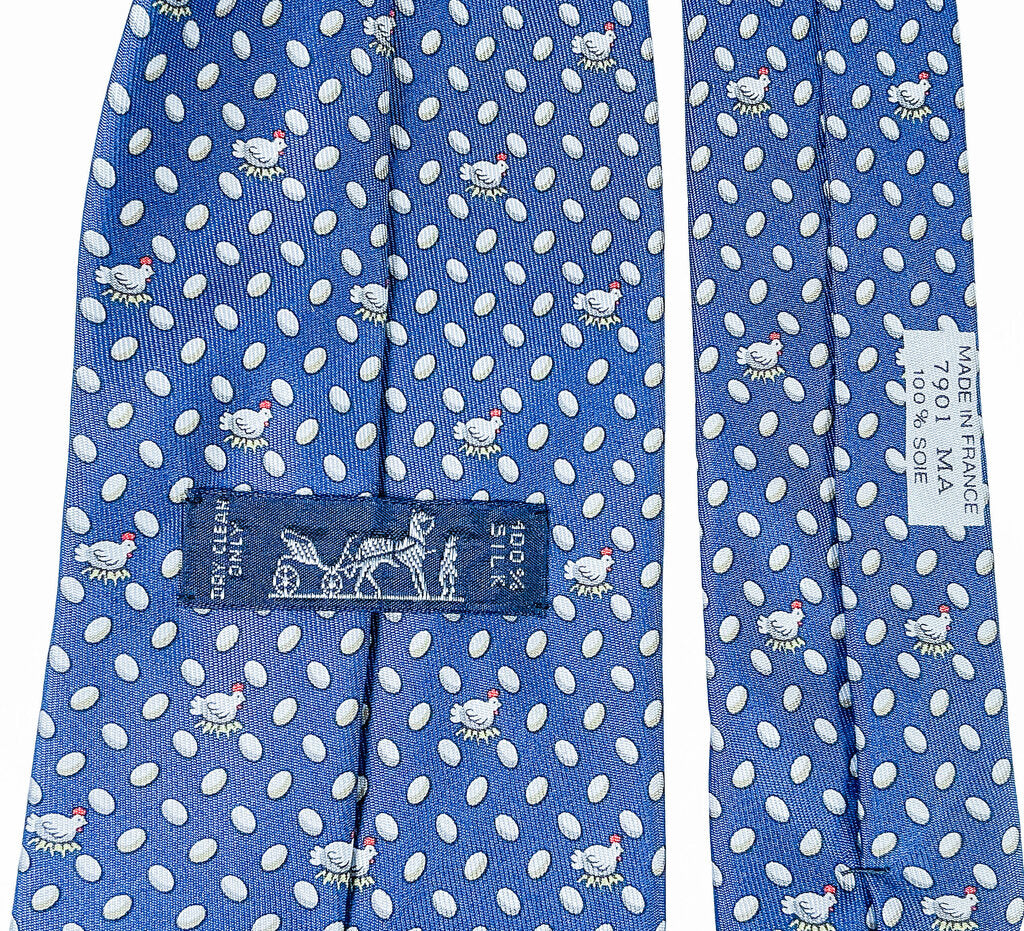 Hermes Blue w/Chickens & Eggs - Opportunity Shop DC