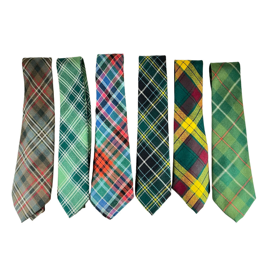 S/6 Vintage Scottish Tartan Ties - Opportunity Shop DC