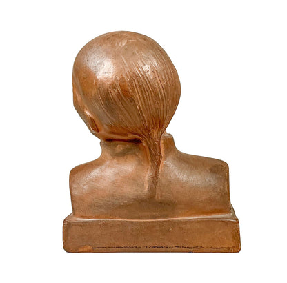 "Smiling Bust", G. Hauchecorne, Terracotta