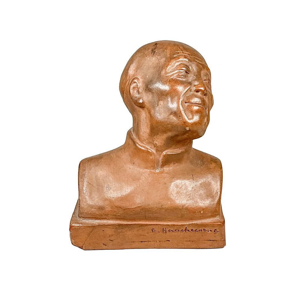 "Smiling Bust", G. Hauchecorne, Terracotta