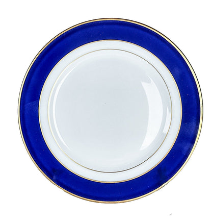 9pc Limoges Turenne Cobalt Blue Bread & Butter Plates - Opportunity Shop DC