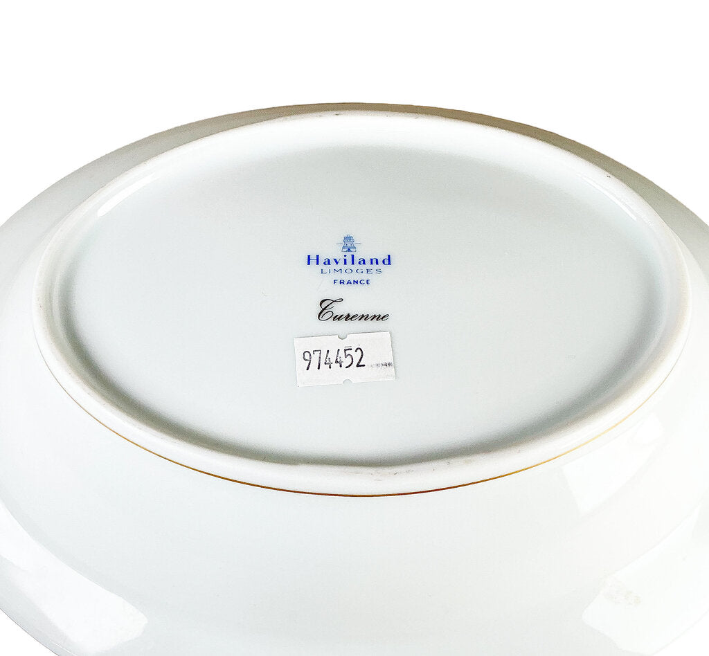 Limoges Turenne Cobalt Blue Vegetable Dish - Opportunity Shop DC