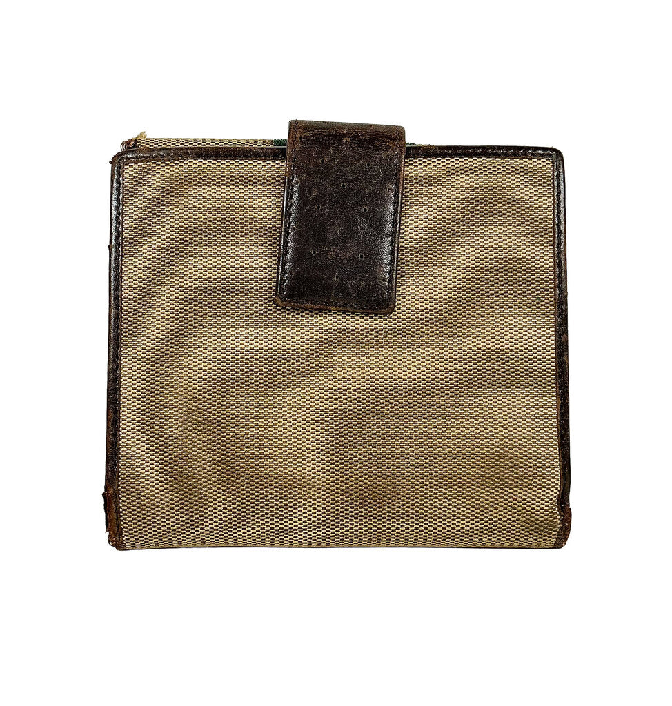 Gucci Canvas Web Reins Bilfold Wallet - Opportunity Shop DC