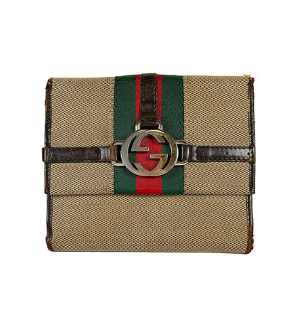 Gucci Canvas Web Reins Bilfold Wallet - Opportunity Shop DC
