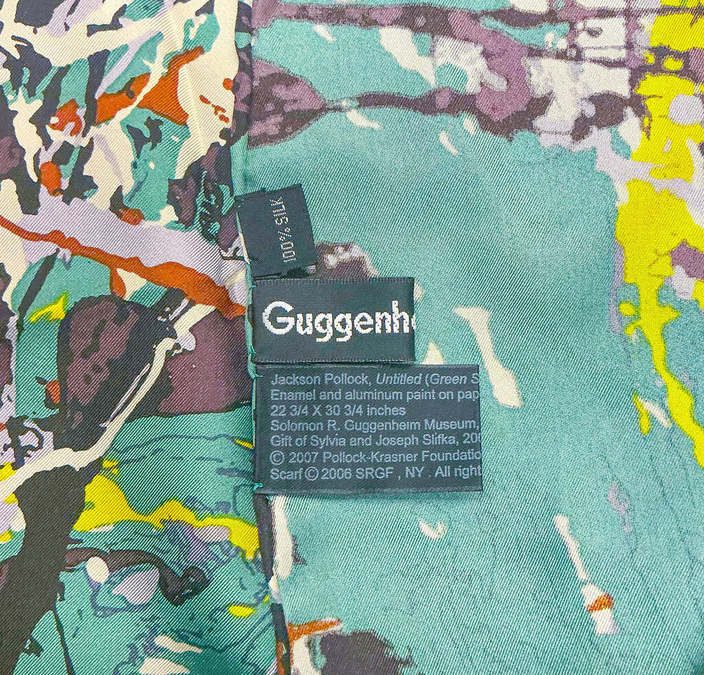 Guggenheim Jackson Pollock Scarf - Opportunity Shop DC