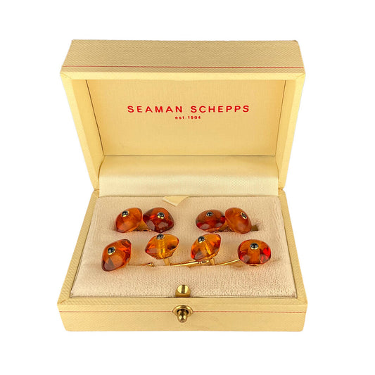 Seaman Scheeps 18K Gold Tuxedo Set - Opportunity Shop DC