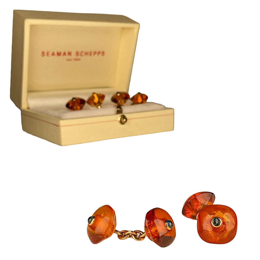 Seaman Scheeps 18K Gold Tuxedo Set - Opportunity Shop DC