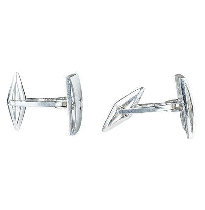 18K Italian Gold Diamond Cufflinks - Opportunity Shop DC
