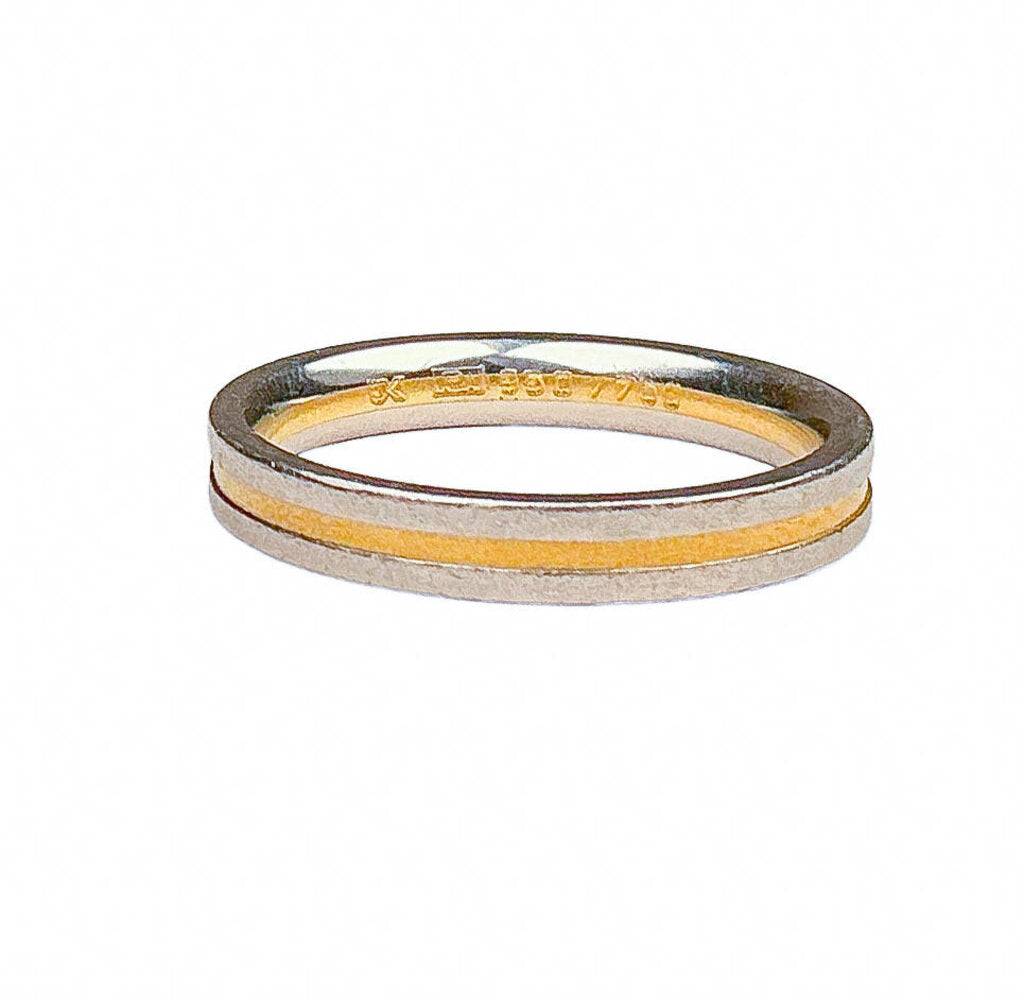 Platinum 950 & 18K Gold Two-Toned Band - Opportunity Shop DC
