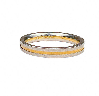 Platinum 950 & 18K Gold Two-Toned Band - Opportunity Shop DC
