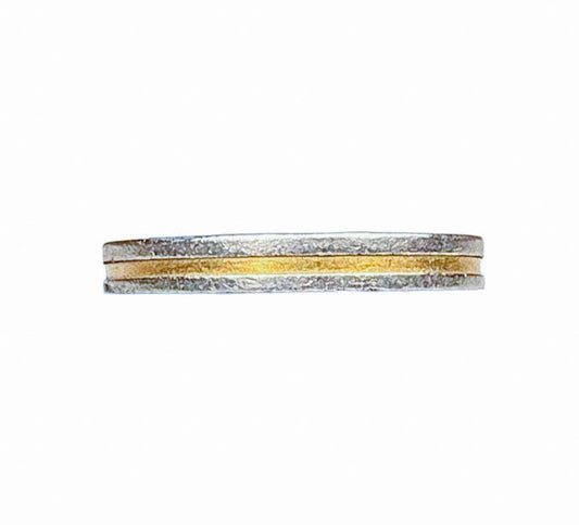 Platinum 950 & 18K Gold Two-Toned Band