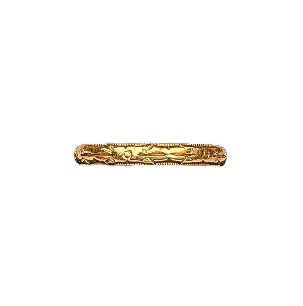 14K Gold Art Deco Band - Opportunity Shop DC