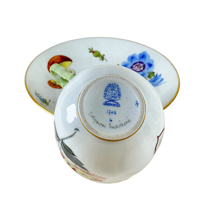 S/7 Herend “Market Garden” Demitasse Cups & Saucers
