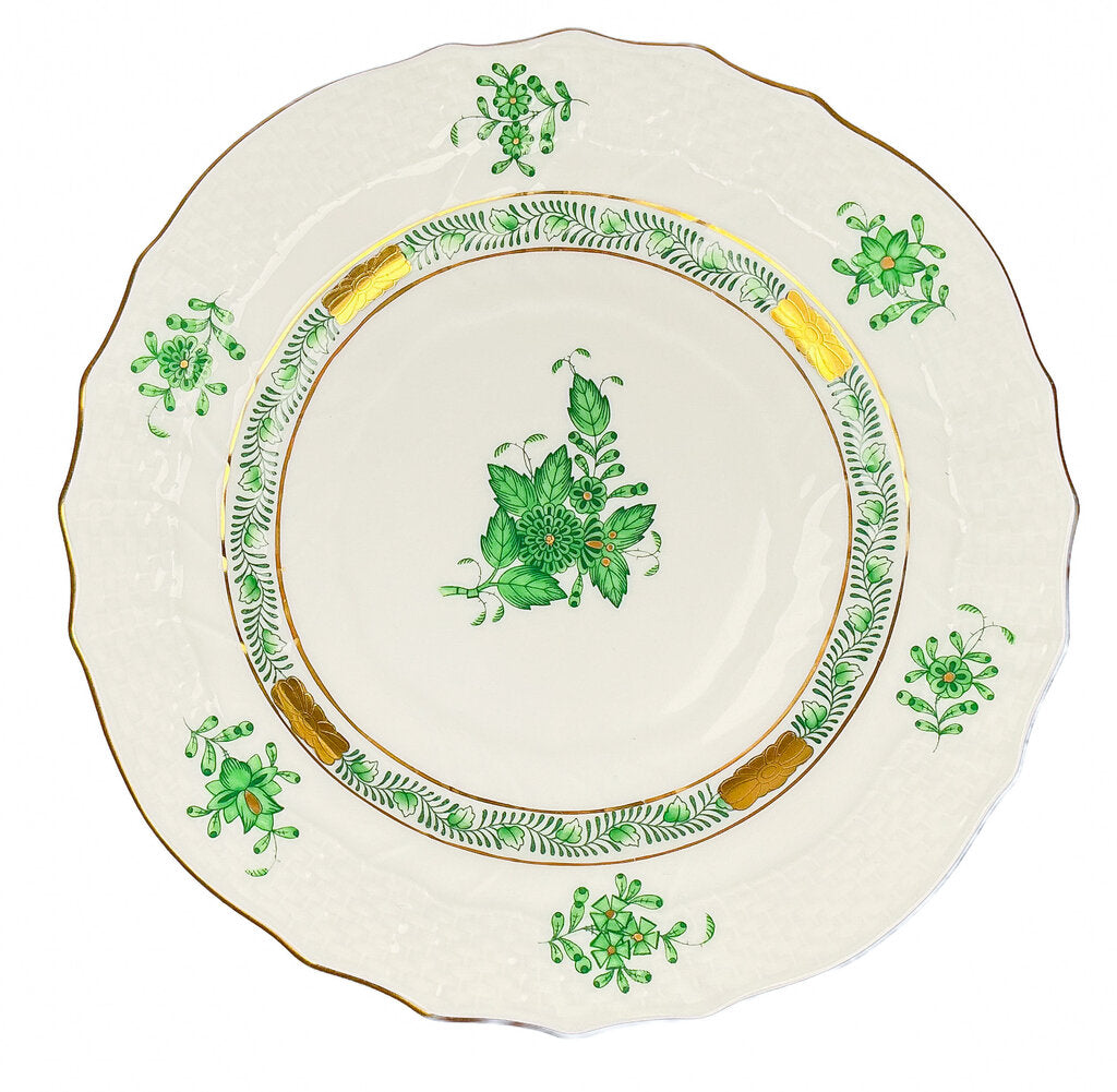 4PC Herend Green Chinese Bouquet Bread & Butter Plates - Opportunity Shop DC