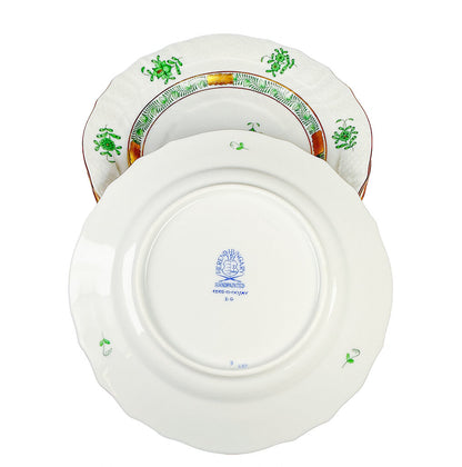 4PC Herend Green Chinese Bouquet Bread & Butter Plates - Opportunity Shop DC