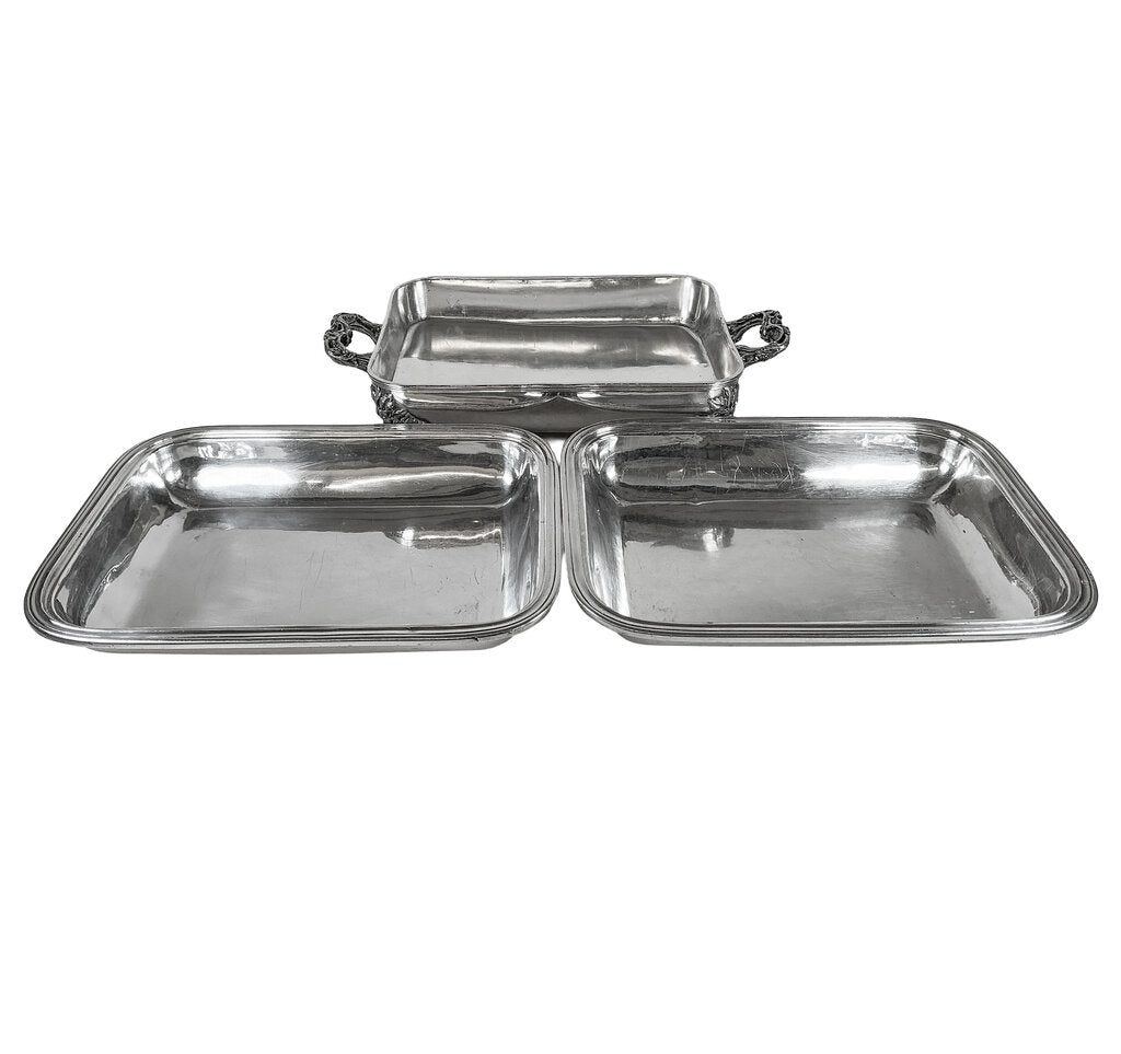 Silver Plate Hot Water Casserole Warmer