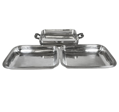 Silver Plate Hot Water Casserole Warmer