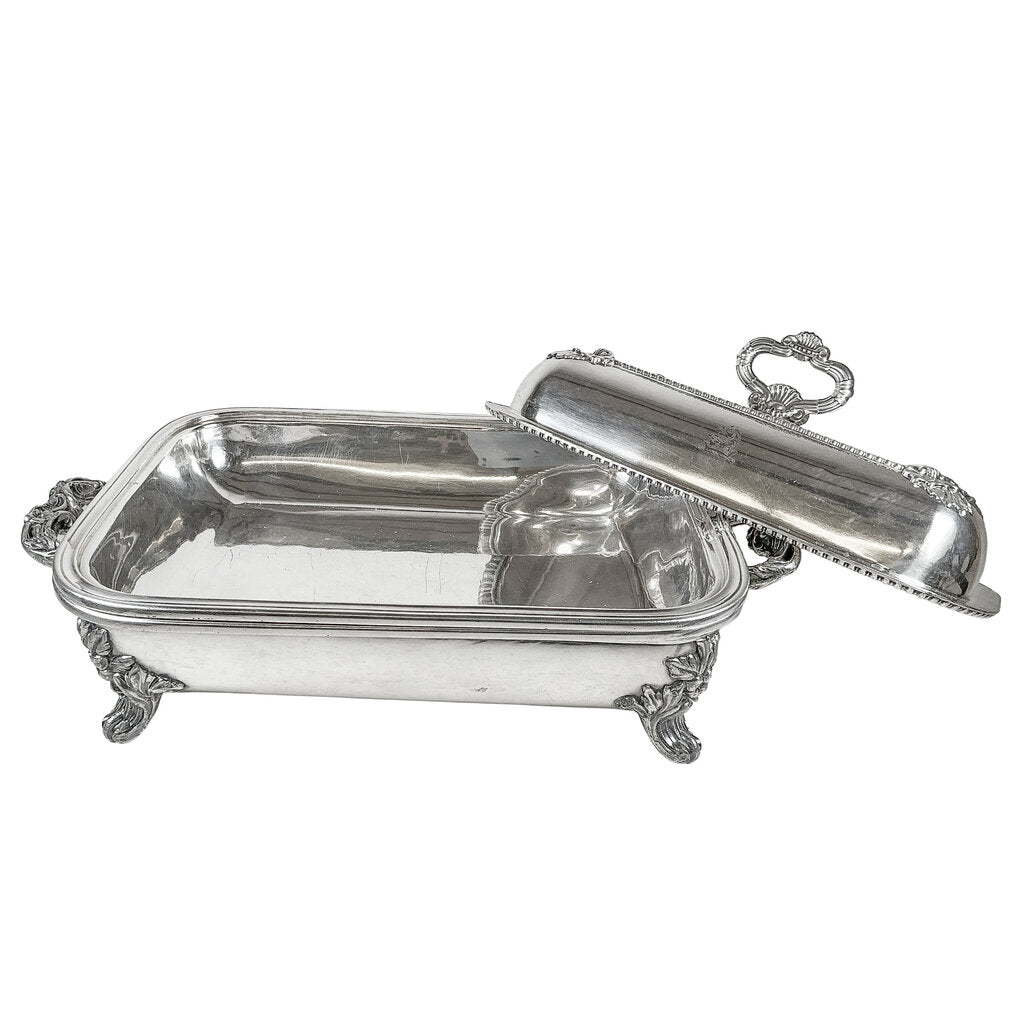 Silver Plate Hot Water Casserole Warmer