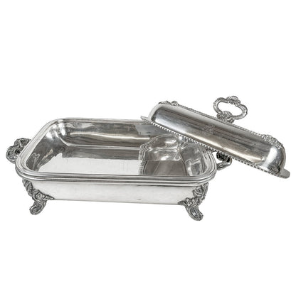Silver Plate Hot Water Casserole Warmer