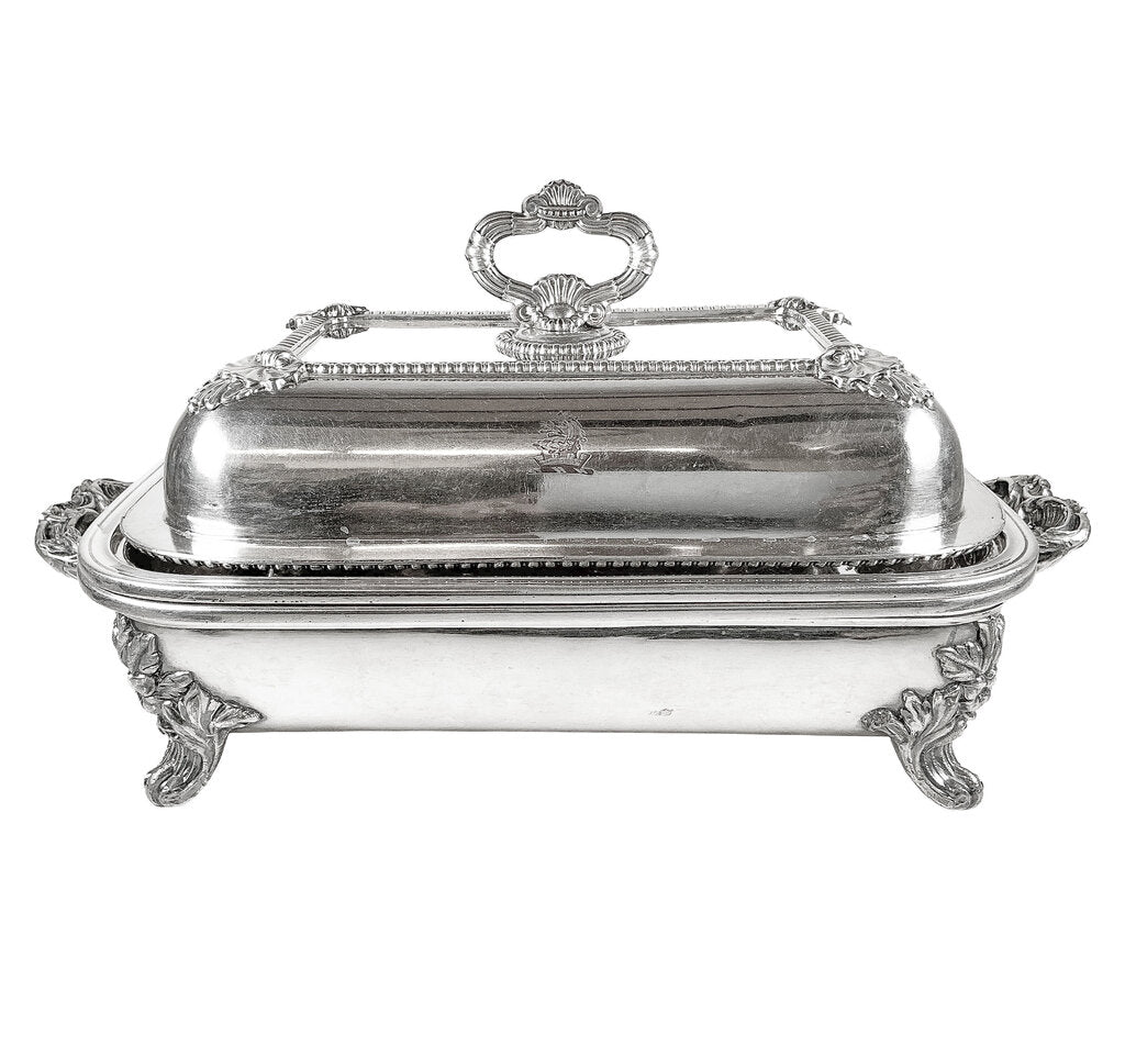 Silver Plate Hot Water Casserole Warmer