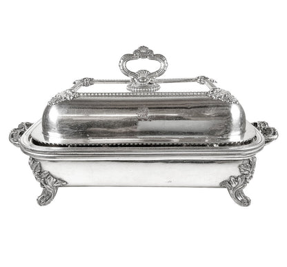 Silver Plate Hot Water Casserole Warmer
