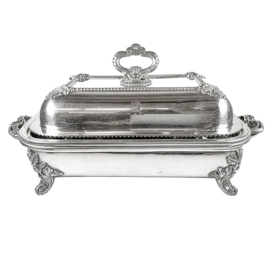 Silver Plate Hot Water Casserole Warmer
