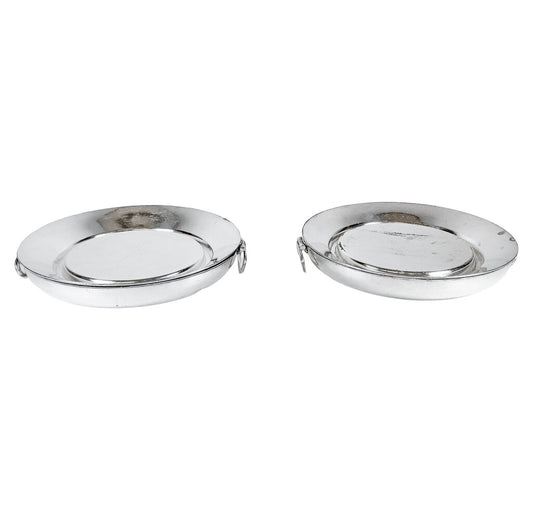 PAIR Matthew Boulton Silverplate Warmers c.1810