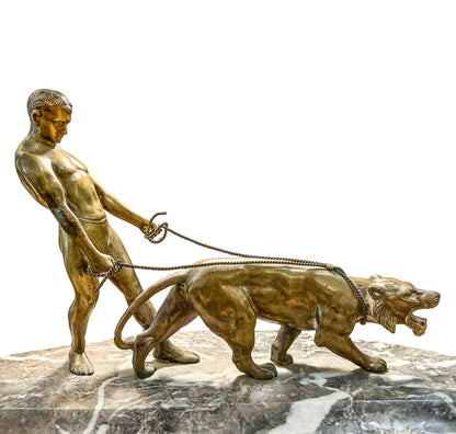 "The Lion Tamer", Jean DeRoncourt 1869-1937
