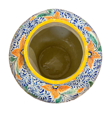 Monumental Casa GuevaraTalavera Lidded Jar. Mexico. - Opportunity Shop DC