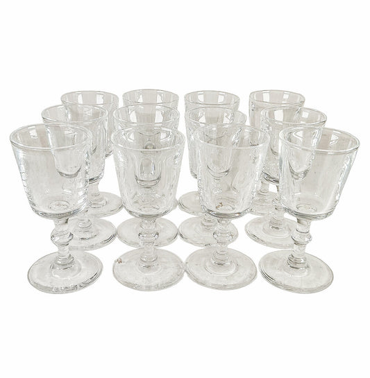 SET/12 Steuben Mid-Century Sherry/Port Glasses - Opportunity Shop DC