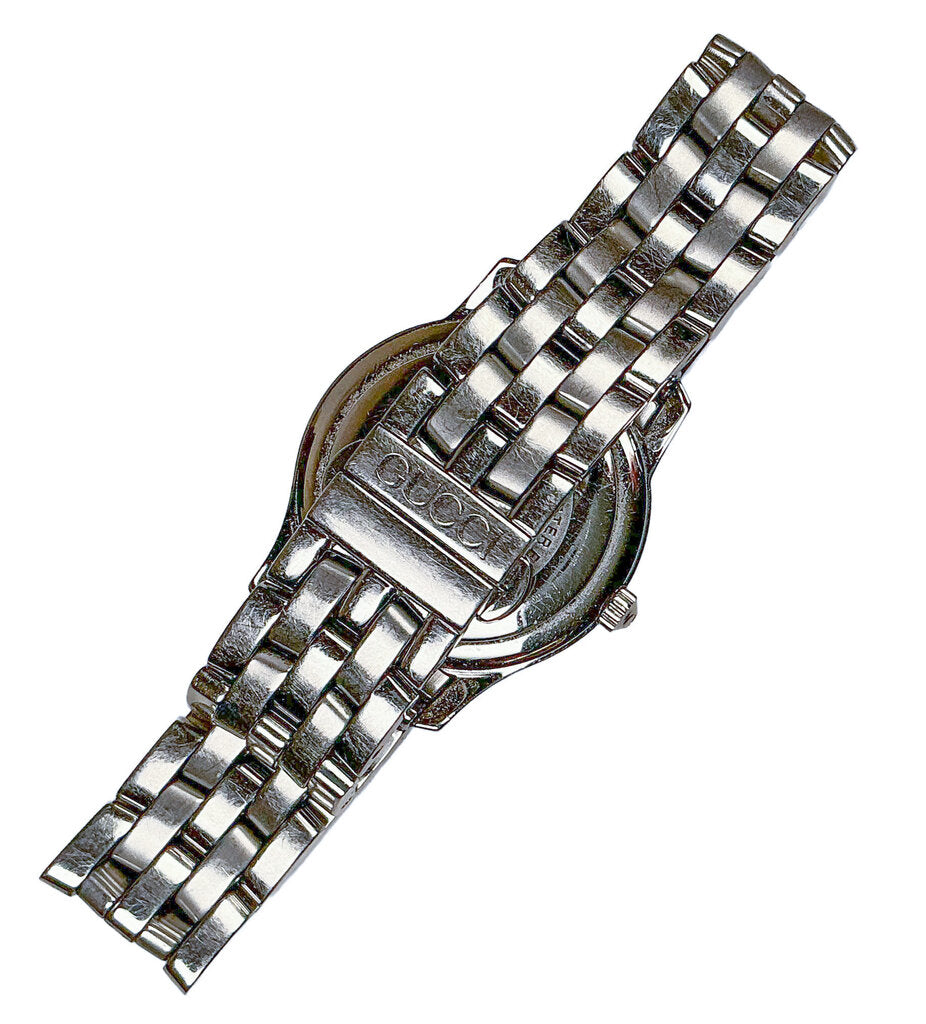 Gucci Stainless Watch w Diamond Numerals - Opportunity Shop DC