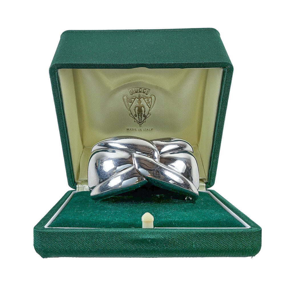 Vintage Gucci Sterling Cuff - Opportunity Shop DC