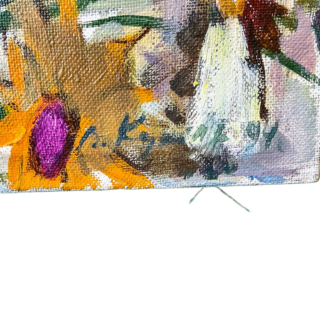 Victor S. Kukol. Still Life w Red Tray. Oli on Canvas. - Opportunity Shop DC
