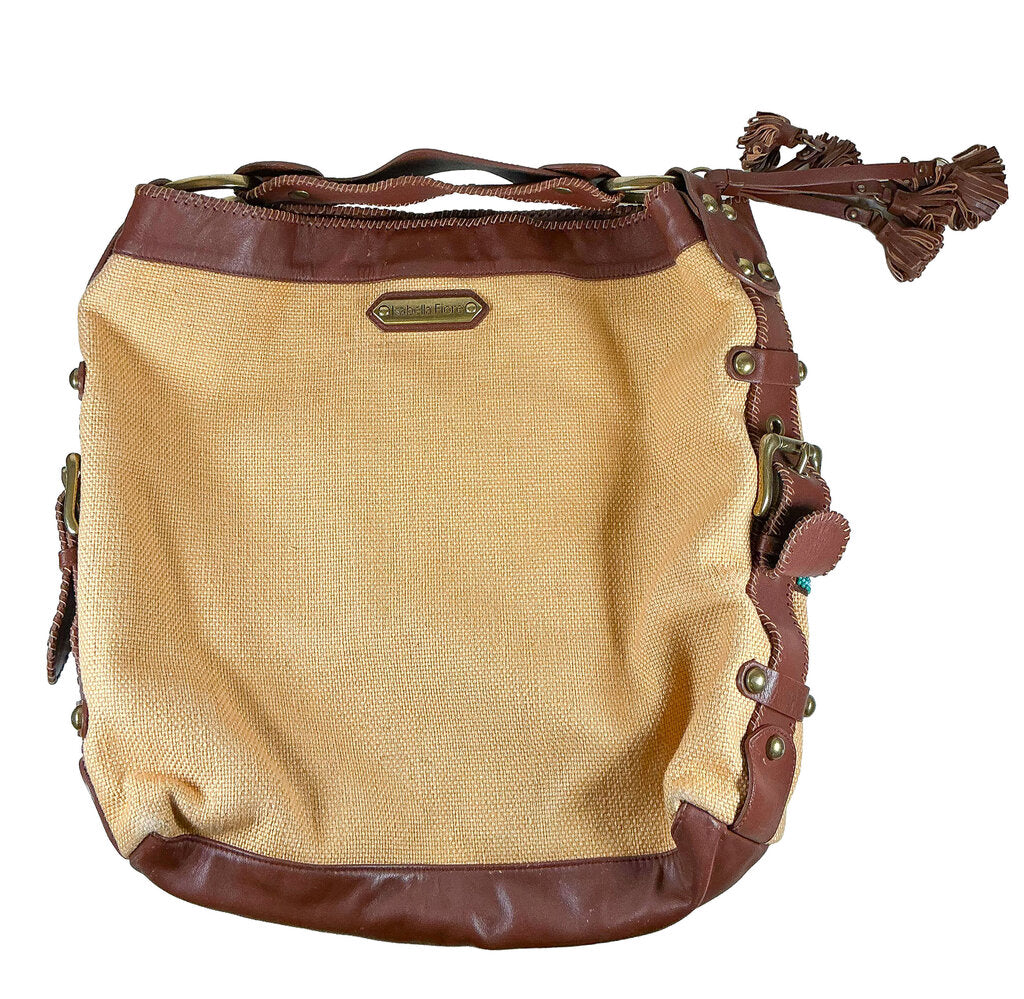 Vintage Isabella Fiore Oh Suzani Turquoise Beaded Bag - Opportunity Shop DC