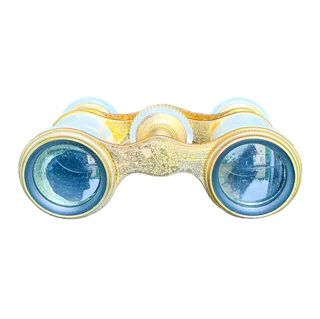 Colmont Paris Mother of Pearl Opera Glasses w/ Case