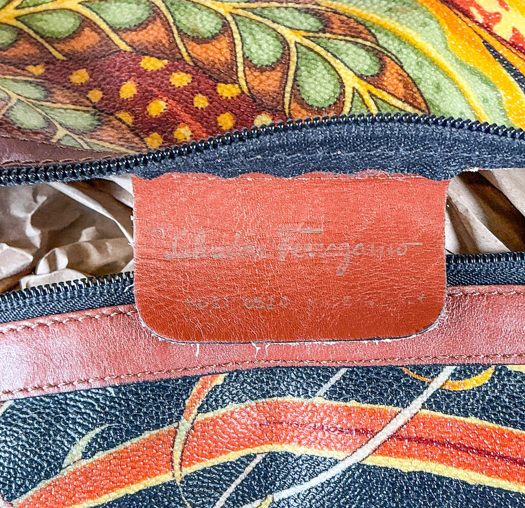 Vintage Ferragamo Boston Bag (orig. $1785) - Opportunity Shop DC