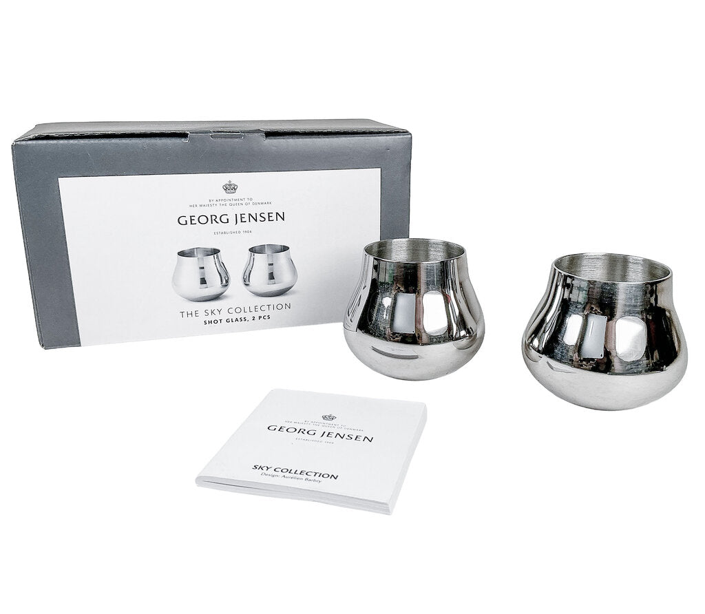 Georg Jensen Sky Collection Shot Glasses